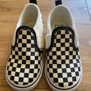 Vans Toddler Slip-on V Checkerboard Size: 9.5